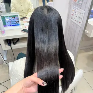 セミロング 【髪質改善カラー】 あむ·. ⟡ 🖤のヘアスタイル