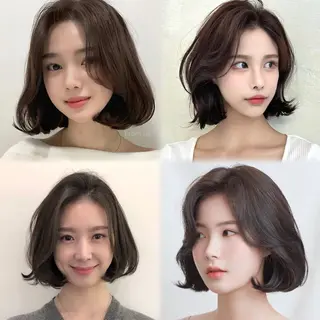 パーマ コテ巻き風パーマ 専門店　モモのヘアスタイル