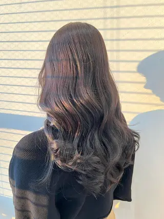 セミロング カラー 韓国レイヤー🇰🇷 韓国研修◎渋谷カイトのヘアスタイル