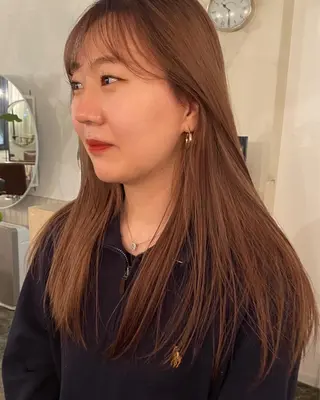 カラー 原 瑞希のヘアスタイル