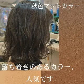 ミディアム カラー 店舗代表　佐藤 幸平のヘアスタイル
