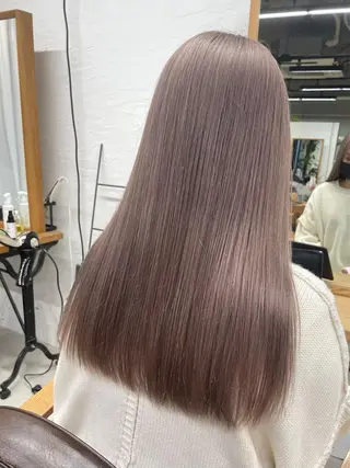 ロング カラー unico.所属・韓国ヘア/暖色カラー 新美多英のヘアスタイル