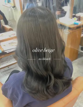 ロング カラー ayane 🩵のヘアスタイル