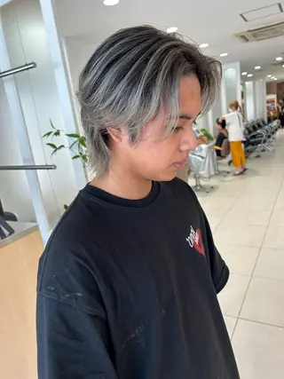 ショート カラー メンズ 🍀透明感抜群🍀/ ハイトーンカラーのヘアスタイル