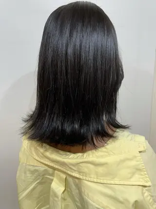 ミディアム カラー nia所属・柔らかブラウン/栄/ tomitaのヘアスタイル