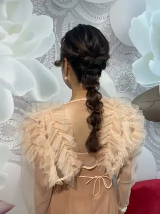 ヘアアレンジ 佐野 優美子のヘアスタイル