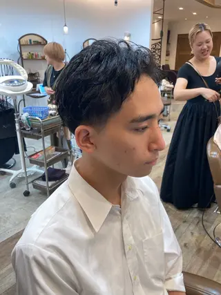 ショート メンズ カット特化型 美容師/栗本のヘアスタイル