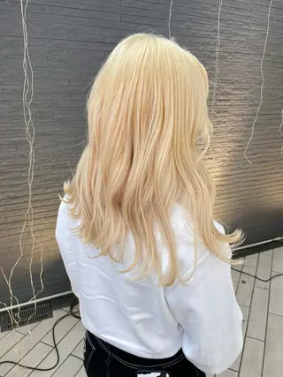 ロング ハッシュカット/ 韓国ヘア☽⋰mahoのヘアスタイル