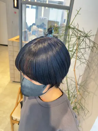 ショート カラー 透明感カラー✨艶髪 制作🌱山根あゆみのヘアスタイル