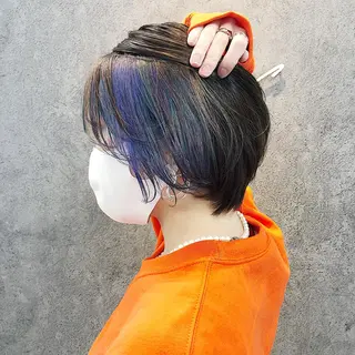 ショート 所渉/韓国レイヤー /ウルフカットのヘアスタイル