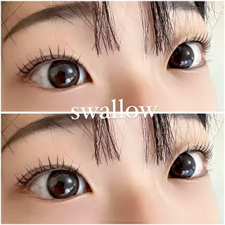 マツエク・マツパ swallow 奈良西大寺店のマツエク・マツパデザイン