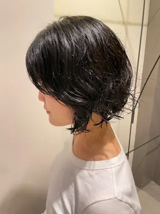 パーマ ないとう ゆうかのヘアスタイル