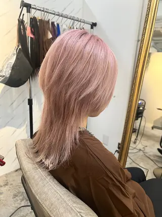 ミディアム 目を惹く艶髪/髪質 改善カラー🤎ぐっちのヘアスタイル