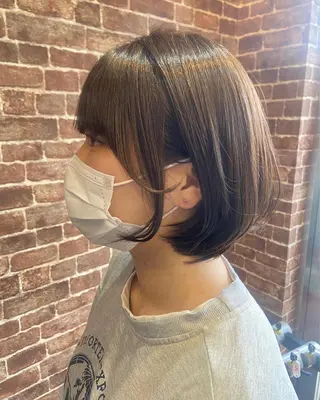 ショート カラー パーマ ヘアアレンジ メンズ キッズ ネイル マツエク・マツパ アイブロウ times salon名駅所属・久木原 ゆりのヘアスタイル