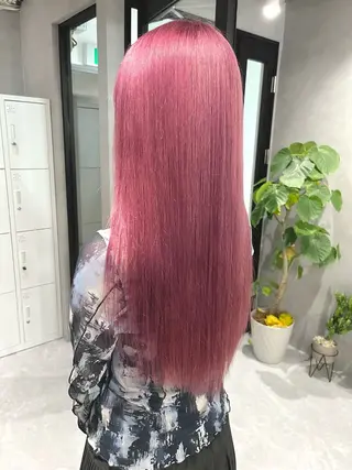 ロング カラー 暖色ハイトーン特化 🥇Mioのヘアスタイル