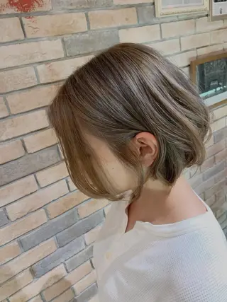 ショート カラー ヘアアレンジ VIM hairおもろまち店のヘアスタイル