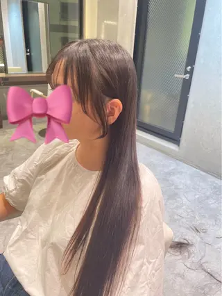 ロング 縮毛矯正特化🩰 竹口はるかのヘアスタイル