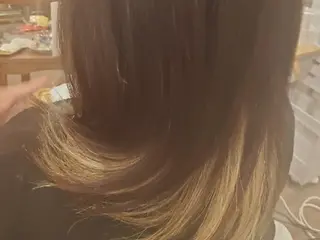 セミロング カラー spa hair  ark 富井直美のヘアスタイル