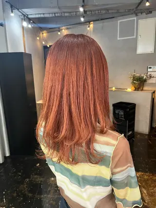 セミロング カラー 透明感カラー/パーマ 🌀アオノのヘアスタイル