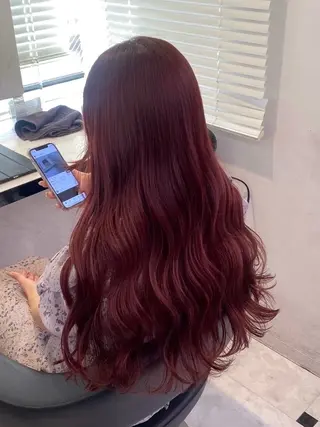 ロング カラー 上品モテヘア🩶 karen🩶のヘアスタイル