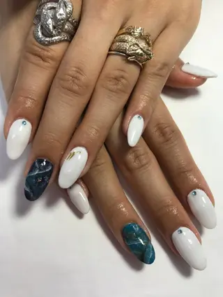 ネイル rukianail 新里のネイルデザイン