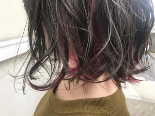 ミディアム カラー yah iroのヘアスタイル