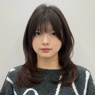 パーマ コテ巻き風パーマ 専門店　モモのヘアスタイル