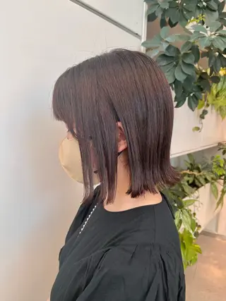 ミディアム カラー くさかみさき🌼暖色 /耳つぼ/オタク🌼のヘアスタイル