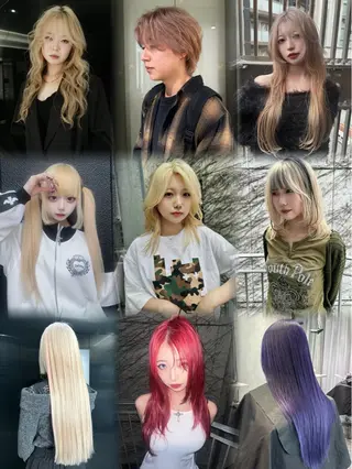 ロング カラー ケアブリーチ特化✨/ 艶カラー/エクステのヘアスタイル