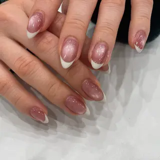 ネイル 韓国ネイル🎀 H nail 碧のネイルデザイン