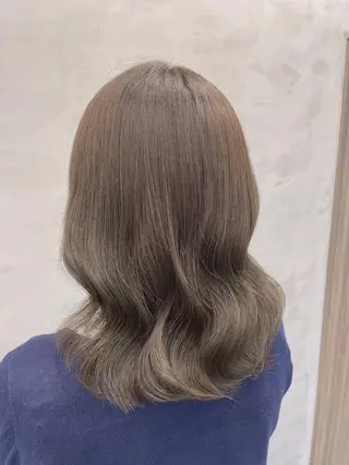 ミディアム カラー ヘアアレンジ 【美髪特化 髪質改善サイトウ】のヘアスタイル