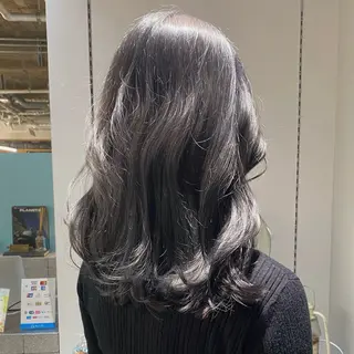 ミディアム カラー cipre シンモン チナリのヘアスタイル