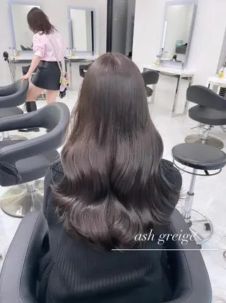 セミロング カラー ヘアアレンジ Ella所属・nana【艶髪】/ レイヤー/縮毛矯正のヘアスタイル