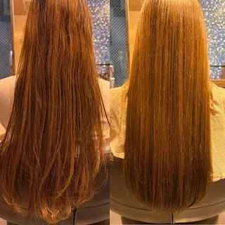 ロング ゆっくりできる プライベートサロンのヘアスタイル