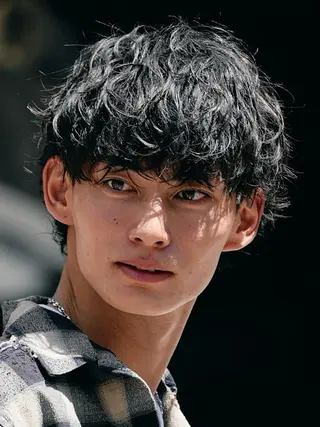 パーマ 原宿波巻きスパイラル パーマTOSHIのヘアスタイル