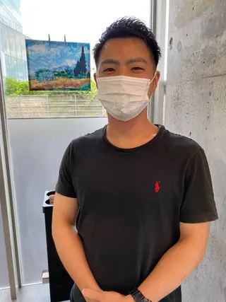 メンズ YinYang所属・川﨑 章弘のヘアスタイル