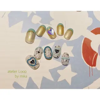 ネイル atelierLoopbyshiho所属・atelier Loop♪MIKAのネイルデザイン