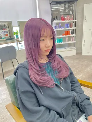 ロング カラー 似合わせ🌿‬髪質 改善🧸RYUGOのヘアスタイル