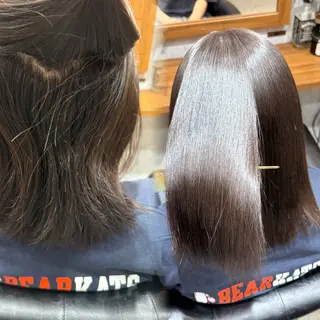 セミロング Hinako🦋 ブリーチカラーのヘアスタイル