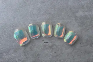 ショート カラー ヘアアレンジ ネイル Aayley(アイリー)Salon所属・Aayley アイリ―サロンのネイルデザイン