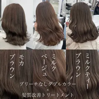 ロング カラー 🎀暖色/ラベンダー /paru🤍のヘアスタイル