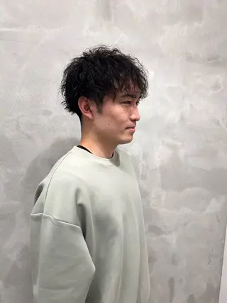 ショート パーマ メンズ 村山 豪歩のヘアスタイル