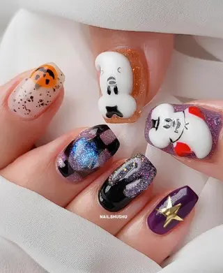 ネイル 3dパーツ/流行り 👧shushu❤️のネイルデザイン