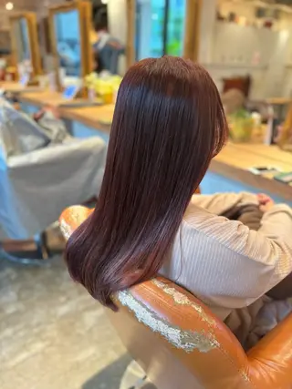 カラー 髪質改善カラー ベージュ🤎YUMEのヘアスタイル