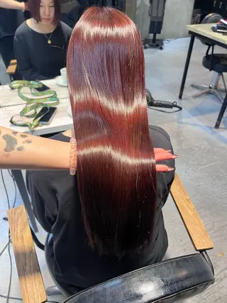 カラー 🫐ハイトーンカラー RIRIKA🌻のヘアスタイル