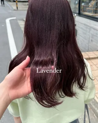 ミディアム カラー ❤️アヤカ Wカラー ボブ レイヤー❤️のヘアスタイル