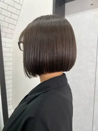 ショート 紙屋町ショート /ボブ　パーマ河内蓮のヘアスタイル