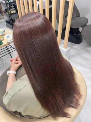 ロング カラー 吉原 愛のヘアスタイル