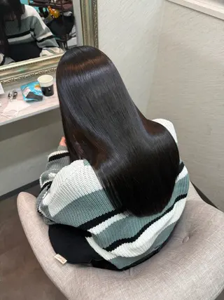 ロング 髪質改善/縮毛矯正 アンナ🍊のヘアスタイル