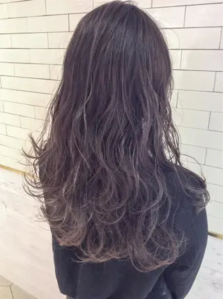 セミロング カラー レイヤーカット× 髪質改善たもりのヘアスタイル